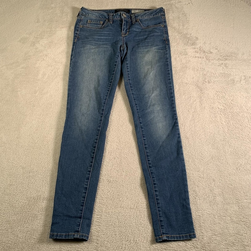 Aeropostale Jegging Jeans Womens 4 Regular Blue Medium Wash Skinny Denim 28x28.5